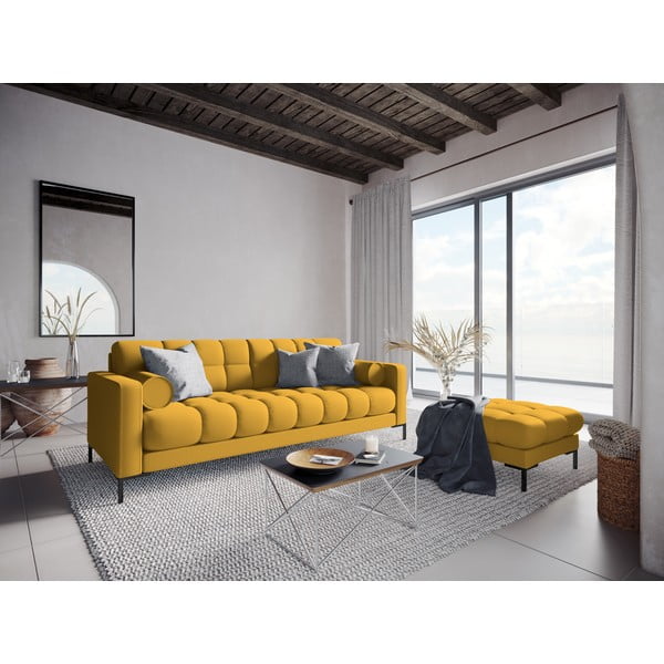 Žuti podnožnik Cosmopolitan Design Bali, 60 cm-image-4