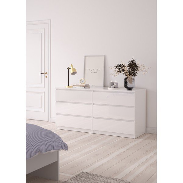 Bijela komoda 154x76x50 cm Naia – Tvilum-image-1