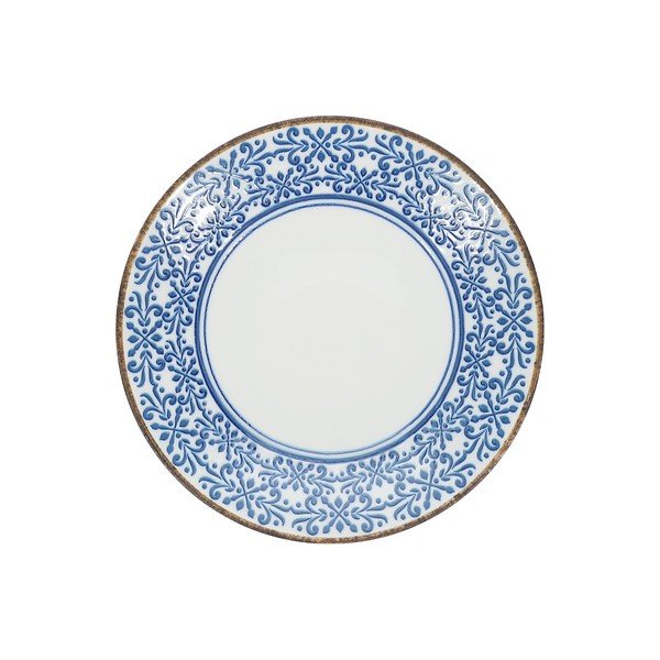 Bijela/plava porculanska zdjela ø 25,5 cm Azul – BonBistro-image-4