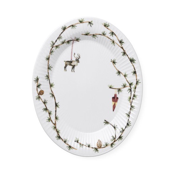 Porculanski pladanj s božićnim motivom 27x34 cm Hammershøi Christmas – Kähler Design