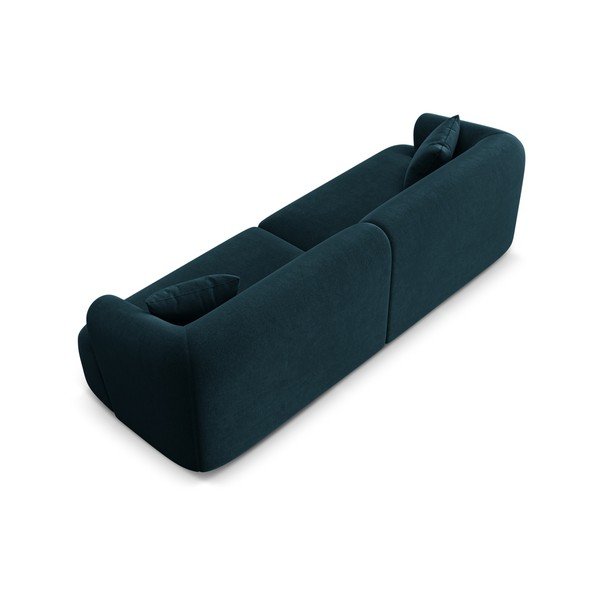 Petrolej zelena baršunasti sofa 255 cm Campi – Cosmopolitan Design-image-4