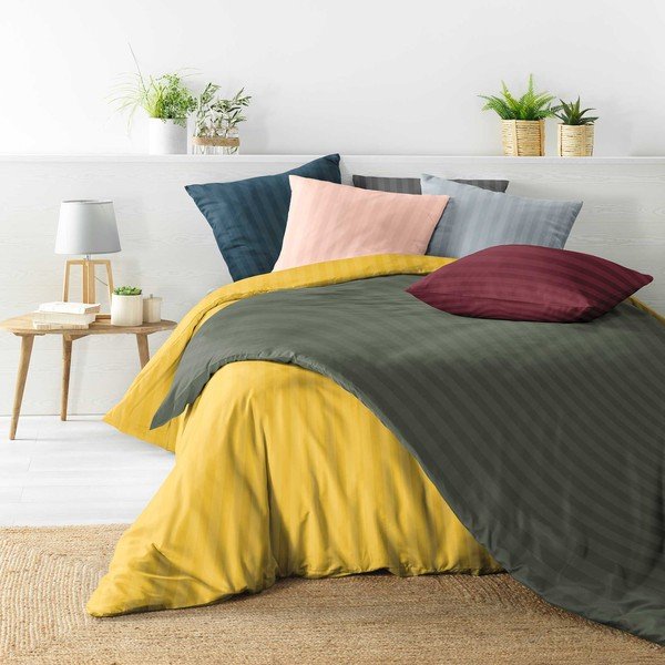 Plava posteljina za bračni krevet/za produženi krevet od mikrovlakana 240x220 cm Cleo – douceur d'intérieur-image-3