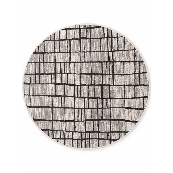 Crni/krem okrugao unutarnji i vanjski tepih ø 160 cm Haringey Crouch – Ted Baker