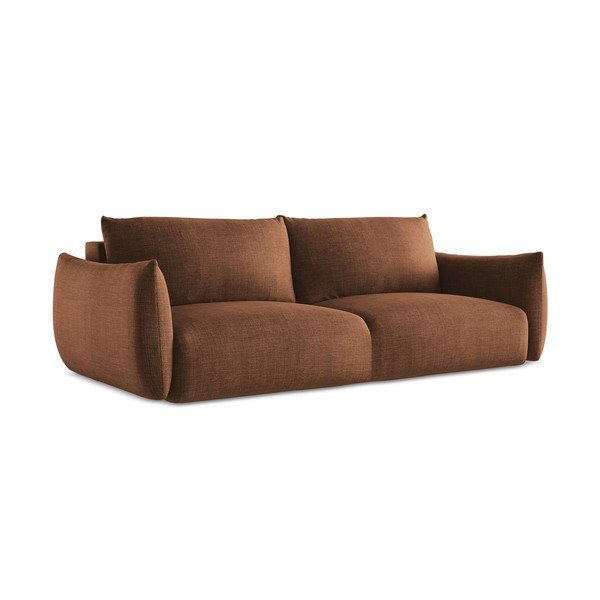 Sklopiva sofa boja terakote 230 cm Leila – Makamii-image-2