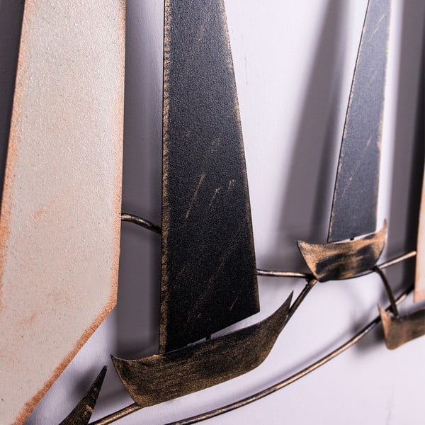 Metalni zidni ukras 117x52 cm Ocean - Wallity-image-3