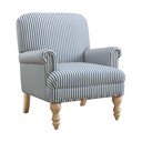 Plava lanena fotelja Jaya – Støraa