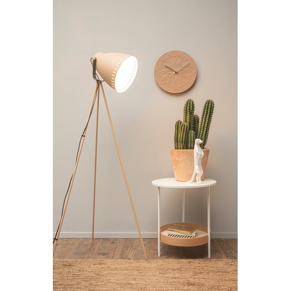 Pješčano smeđa svjetiljka sa srebrnim detaljima Leitmotiv Mingle-image-1