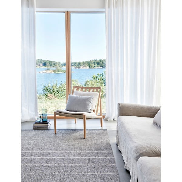 Sivi unutarnji i vanjski tepih 60x85 cm Belle Concrete – Pappelina-image-2