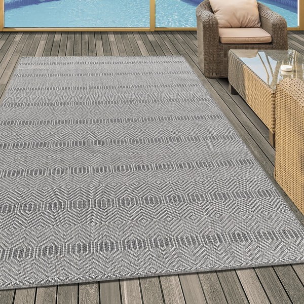 Sivi vanjski tepih 120x170 cm Aruba – Ayyildiz Carpets-image-1