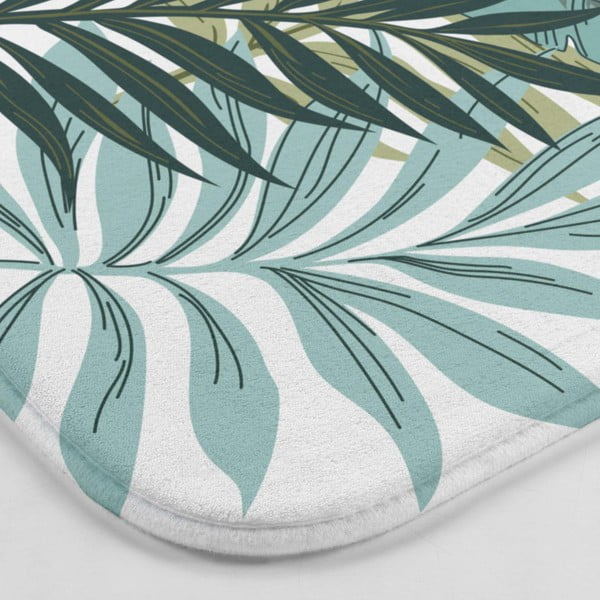 Bijela/zelena kupaonska prostirka za WC 45x45 cm Panazio – douceur d'intérieur-image-3