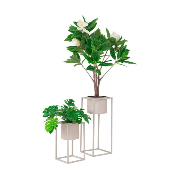 Set od 2 bež metalne tegle za cvijeće House Nordic Marla-image-2