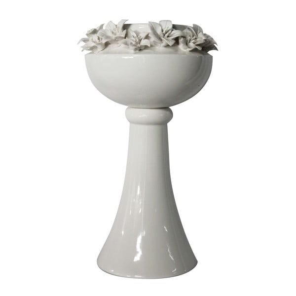 Bijela keramička vaza Mauro Ferretti Lilium, visina 39 cm