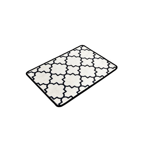 Crna/bež kupaonska prostirka 40x60 cm Kupa – Foutastic