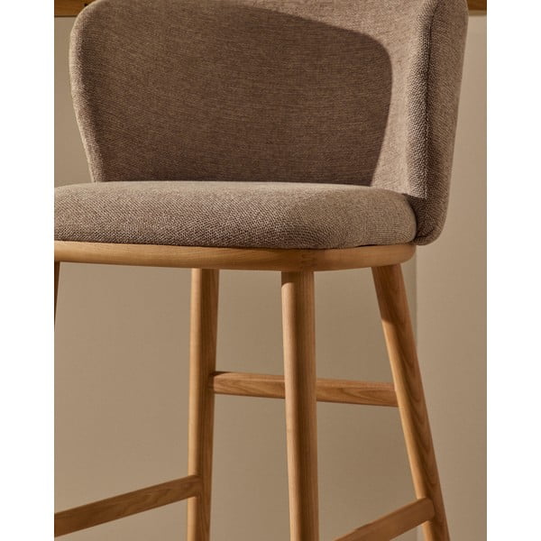 Svjetlo smeđa barska stolica (visine sjedala 75,5 cm) Ciselia – Kave Home-image-2