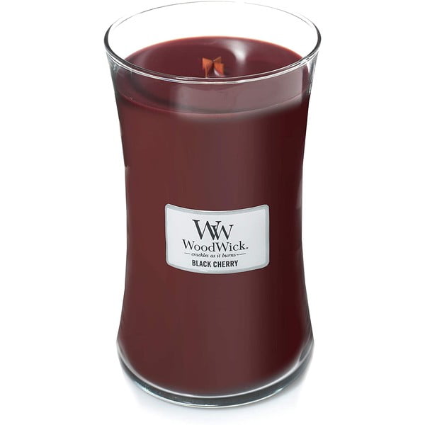 Mirisna svijeća Woodwick Crna Trešnja, vrijeme gorenja 110 sati