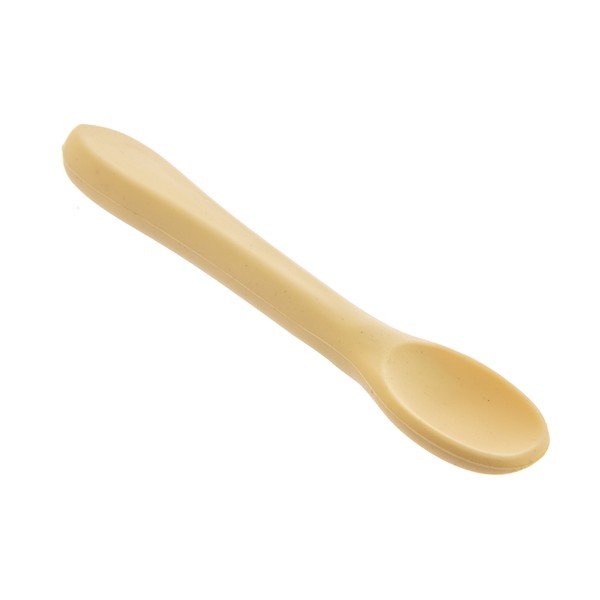 Žuta  silikonska dječja žlica – Orion-image-2