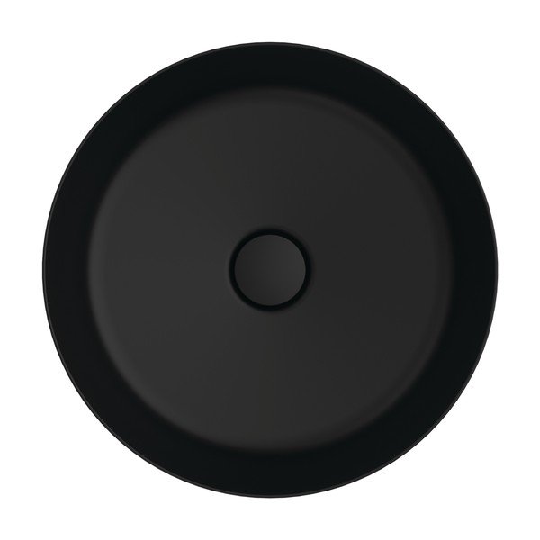 Mat crni keramički okrugao umivaonik ø 40 cm Ipalyss – Ideal Standard-image-2