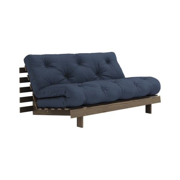 Tamno plava sklopiva sofa 160 cm Roots – Karup Design