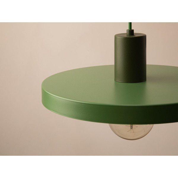 Zelena metalna viseća svjetiljka ø 30 cm Ori – Micadoni -image-2