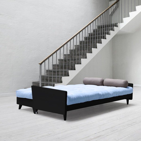 Sofa na razvlačenje Karup India Black / Celeste / Gris-image-1