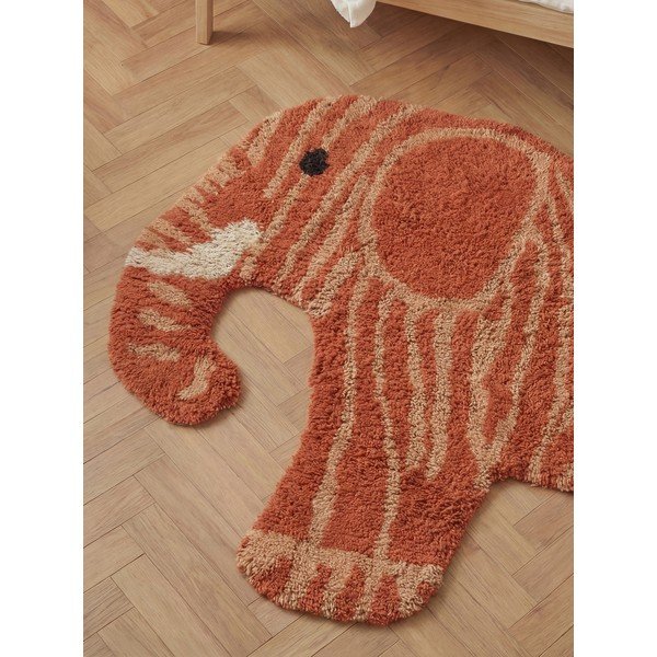 Periv/ručno rađen pamučan dječji tepih boje terakote 75x120 cm Snuggle Elodie – Hanse Home-image-2