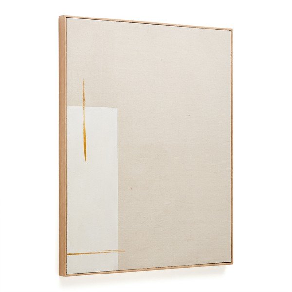 Ručno oslikana slika s okvirom/na platnu 80x100 cm Salin – Kave Home