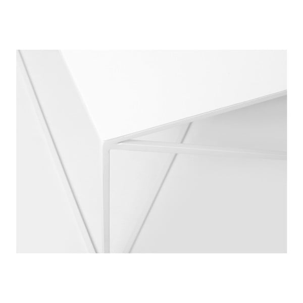 Bijeli stolić za kavu CustomForm Memo, 100 x 100 cm-image-2