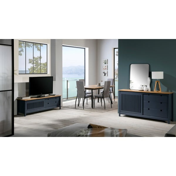 Siva drvena komoda Marckeric Bruna-image-1