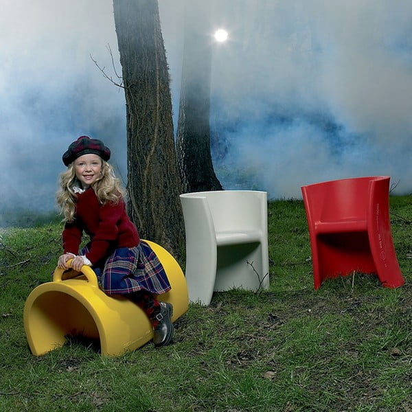 Crvena višenamjenska stolica Magis Trioli-image-1