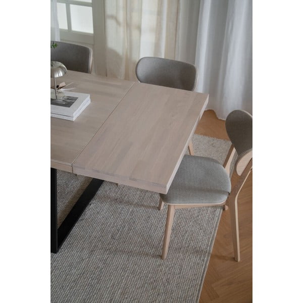 Mat lakirana ploča blagovaonskog stola od hrastovine Rowico Brooklyn -image-1