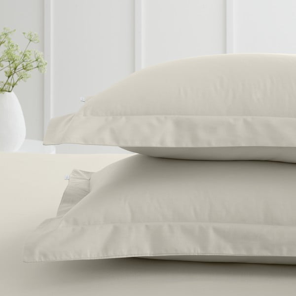Jastučnice u setu 2 kom od pamučnog perkala 50x75 cm Cotton Percale – Bianca-image-1