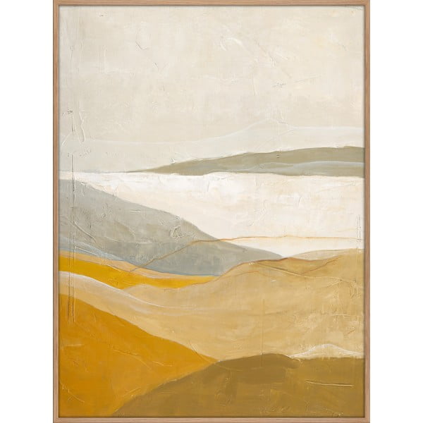 Ručno oslikana slika 90x120 cm Yellow Field    – Malerifabrikken