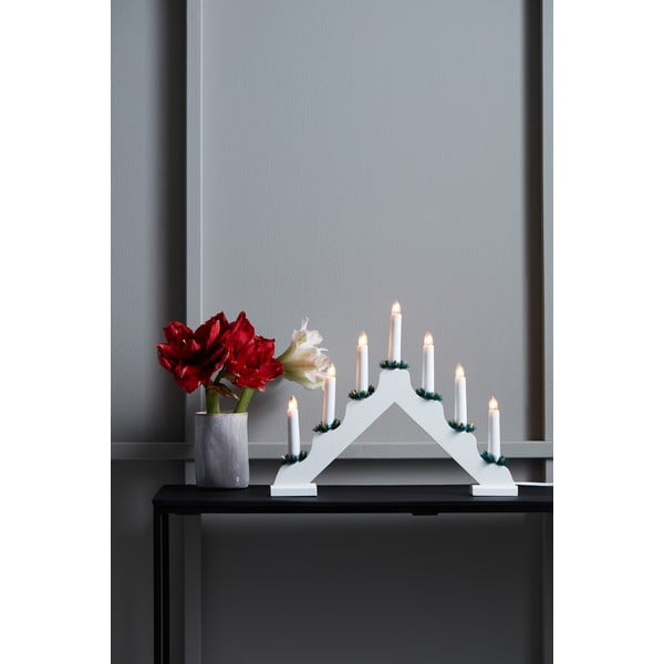 Bijeli svjetlosni ukras s božićnim motivom Ola – Markslöjd-image-1