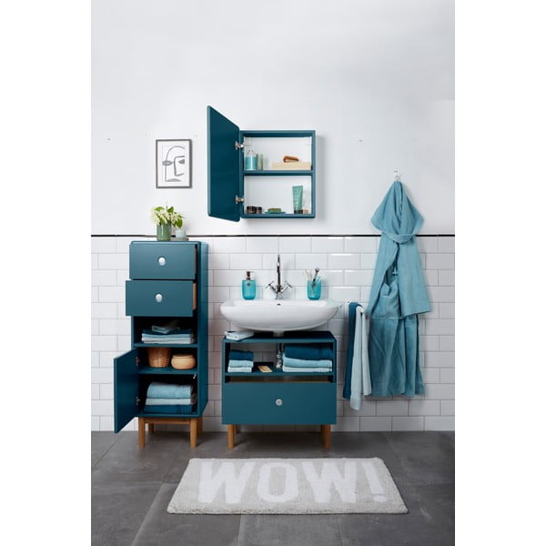 Petrolej zeleni visok/zidni kupaonski ormarić 40x100 cm Color Bath – Tom Tailor-image-3