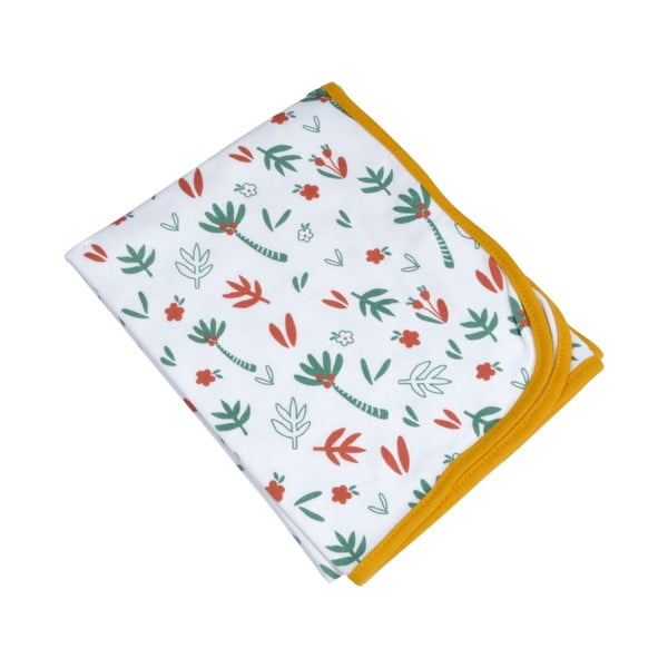 Bijela pamučna deka za bebe 75x75 cm Savannah – Bébé Douceur