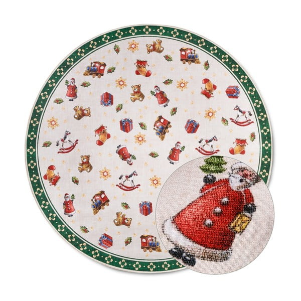 Zeleni okrugli tepih s božićnim motivom ø 150 cm Green Christmas – Villeroy&Boch