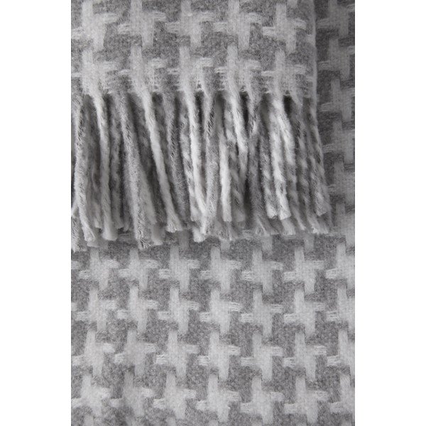 Svijetlosivi pamučni pokrivač s uzorkom pijetla Euromant Pearls 140 x 160 cm-image-2