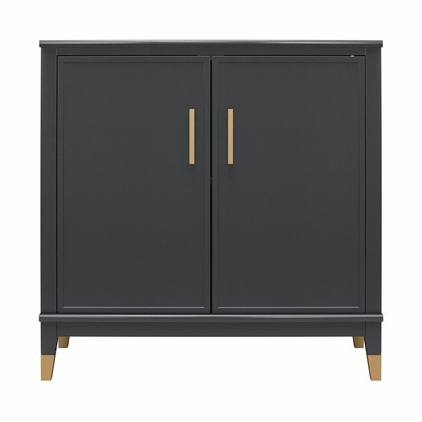 Crni ormarić 84x84 cm Westerleigh – CosmoLiving by Cosmopolitan