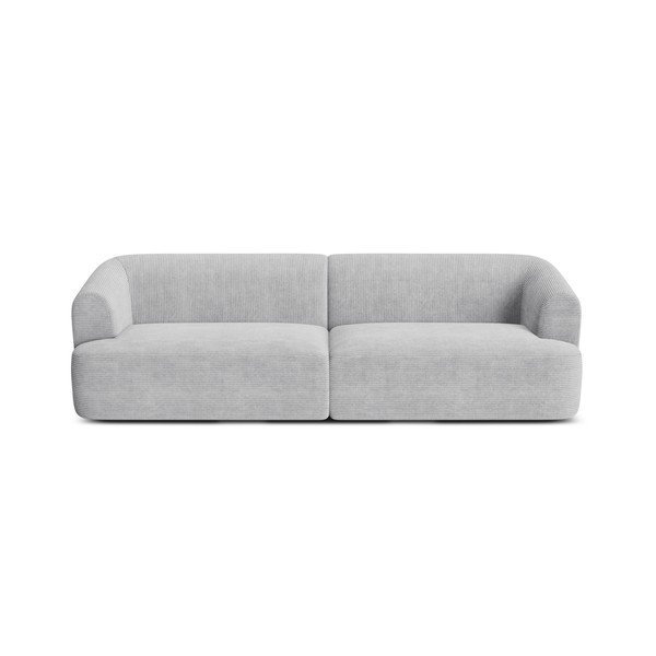 Svijetlo siva sofa od samta 255 cm Campi – Cosmopolitan Design-image-3