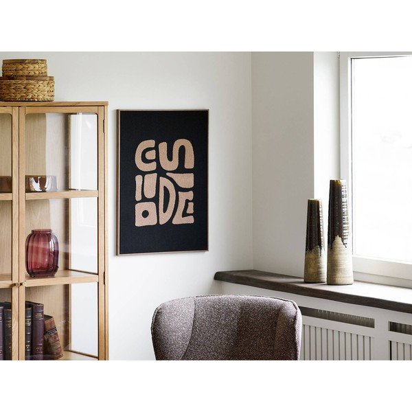 Smeđa keramička visoka vaza (visina 39 cm) – House Nordic-image-2