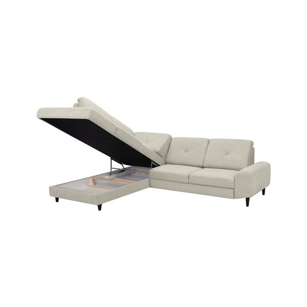 Bež kutni kauč na razvlačenje Windsor &amp; Co Sofas, lijevi kut Beta-image-4