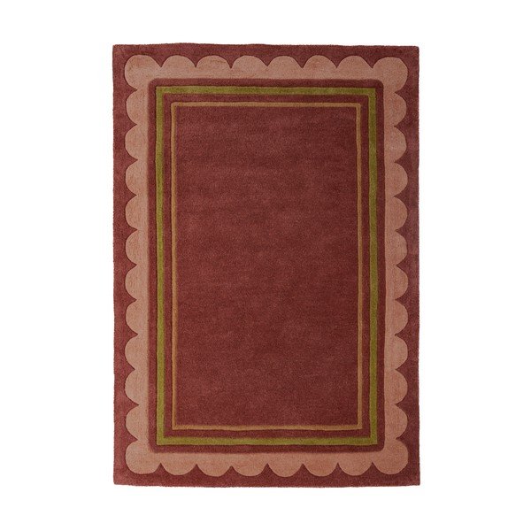 Bordo ručno rađen vunen tepih 160x230 cm Lois – Flair Rugs
