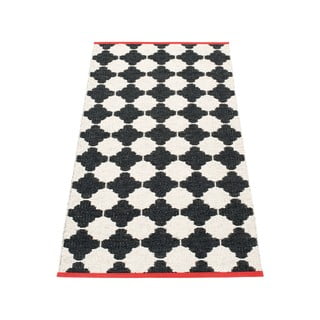 Crno-bijela unutarnja i vanjska staza 70x150 cm Marre Black Coral  – Pappelina
