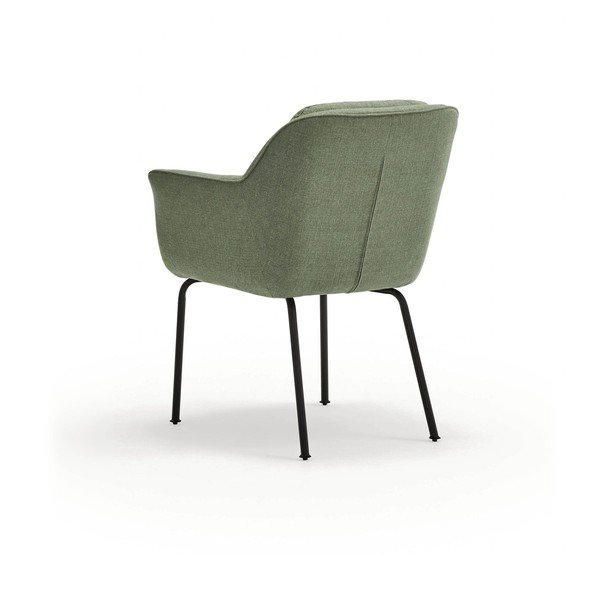 Zelena podstavljena blagovaonska stolica s naslonima za ruke Sadira – Teulat-image-4