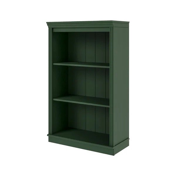 Zelena biblioteka od masivnog bora 74x118x35 cm Anita – Støraa-image-2