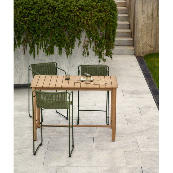 Vrtni barski stol od masivnog bagrema 138x78 cm Sori – Kave Home-image-1