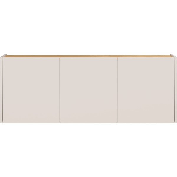 Krem viseći ormarić u dekoru hrasta 138x52x25 cm Libbiano – Germania-image-3