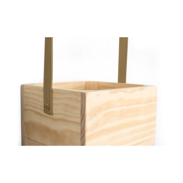 Smeđa posuda od jelovine Surdic Colgante, 17 x 62 cm-image-2