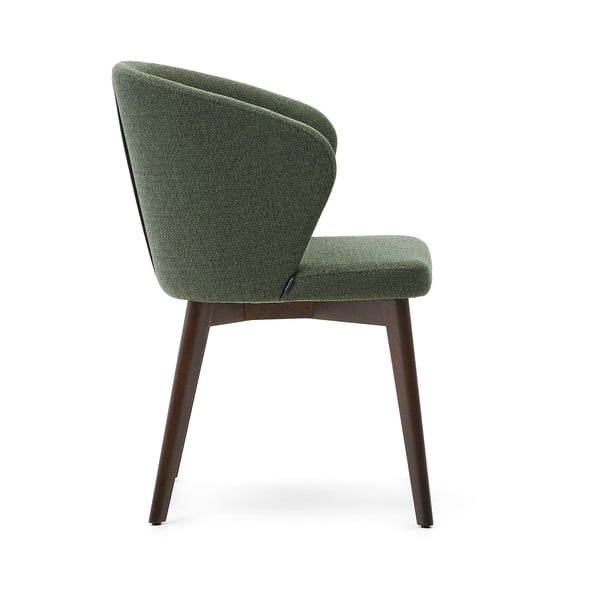 Tamno zelena podstavljena blagovaonska stolica Darice – Kave Home-image-2