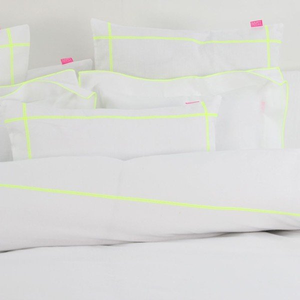 Navlaka za poplun Basic Fluor Yellow, 200x200 cm-image-1